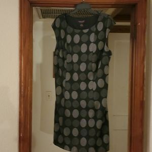 Grey & Black Dot Dress by Signature by Robbie Bee